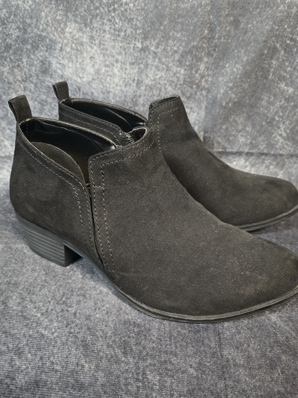 torrid Black Suede Ankle Booties